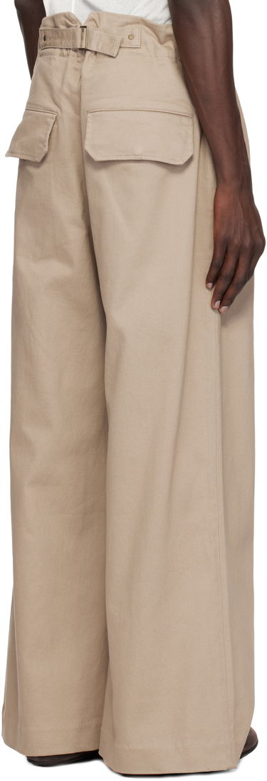 Housut Entire Studios Entire Studios Cinch Trousers Beige | ES2546TA, 2