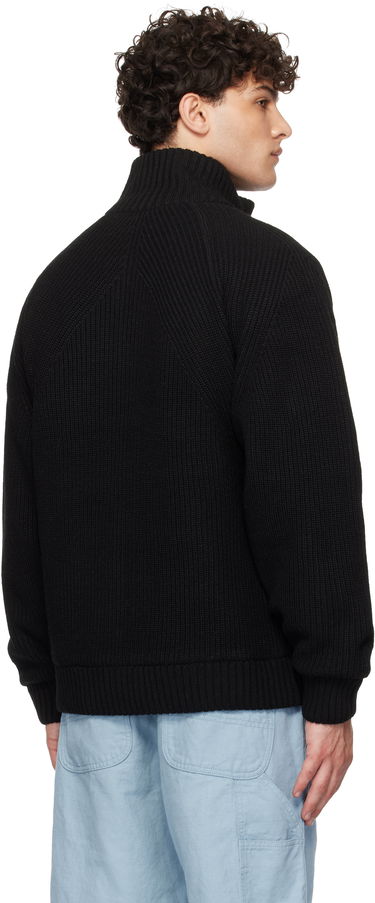 Villapaita Carhartt WIP Black Banley Knit Jacket Musta | I033902, 2