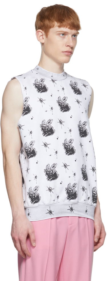 Tankkitoppi We11done We11done Graphic Print Tank Top Valkoinen | WD-TV1-22-559-U-WH, 4