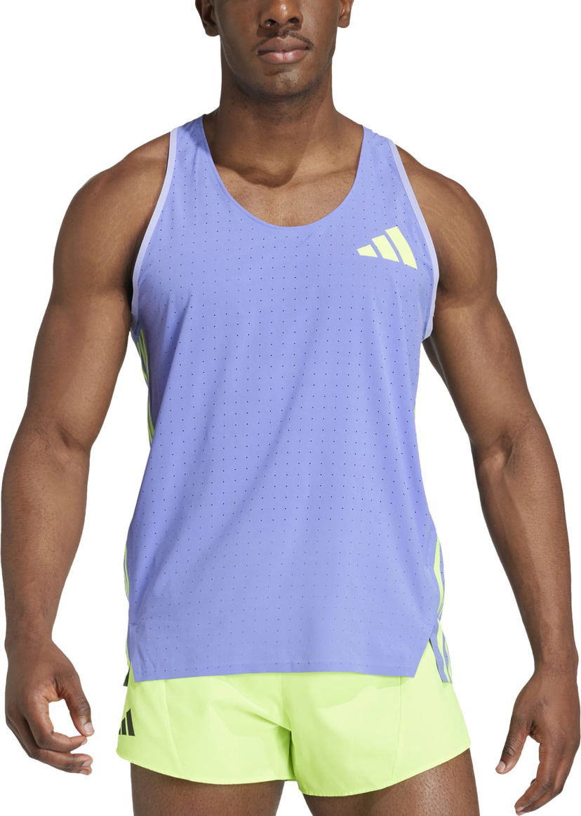 Tankkitoppi adidas Performance Adizero Tank Top Violetti | iw6635