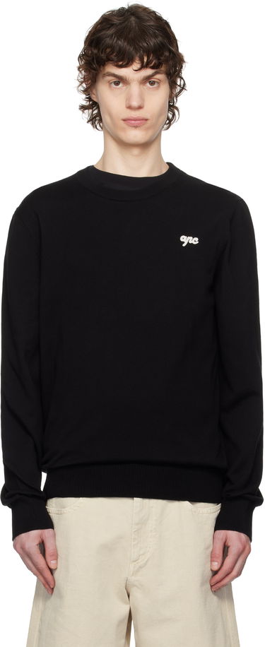 Villapaita A.P.C. A.P.C. Neville Crewneck Sweater Musta | COGDK-H23394, 0