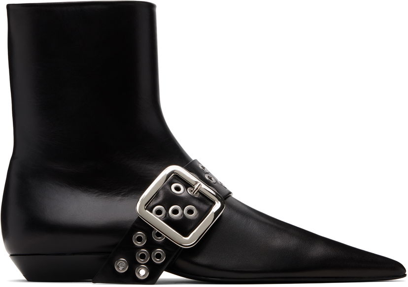 Tennarit ja kengät Jil Sander Jil Sander Eyelet Buckle Ankle Boots Musta | J15WU0105_P8226