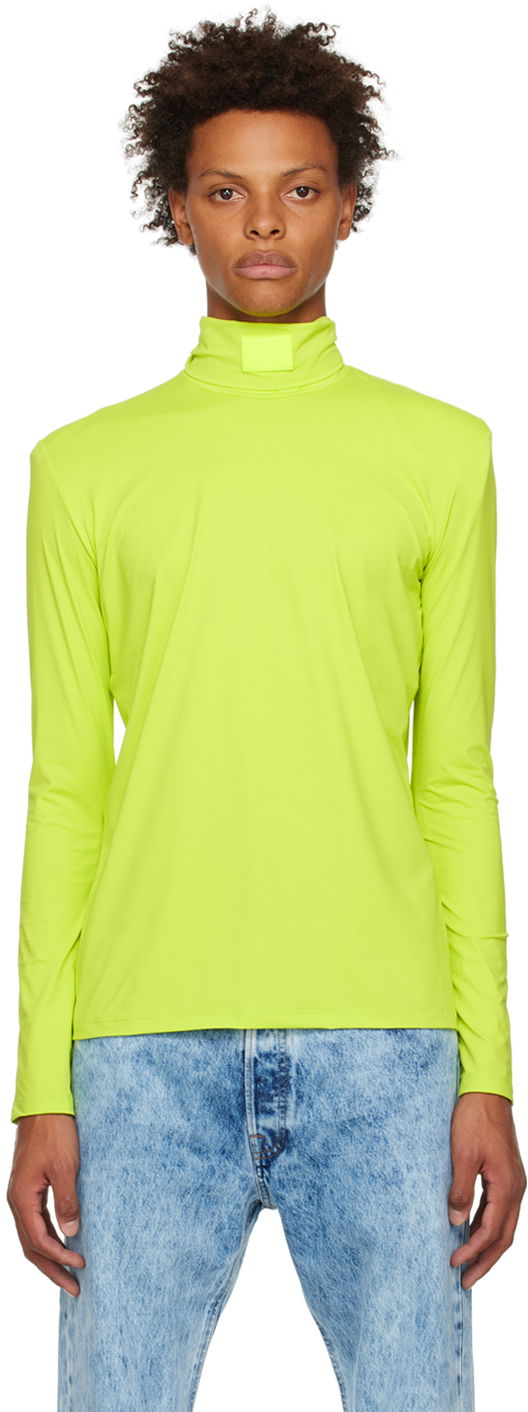 Villapaita VETEMENTS VTMNTS Turtleneck Long Sleeve Top Keltainen | VL14TO300Y