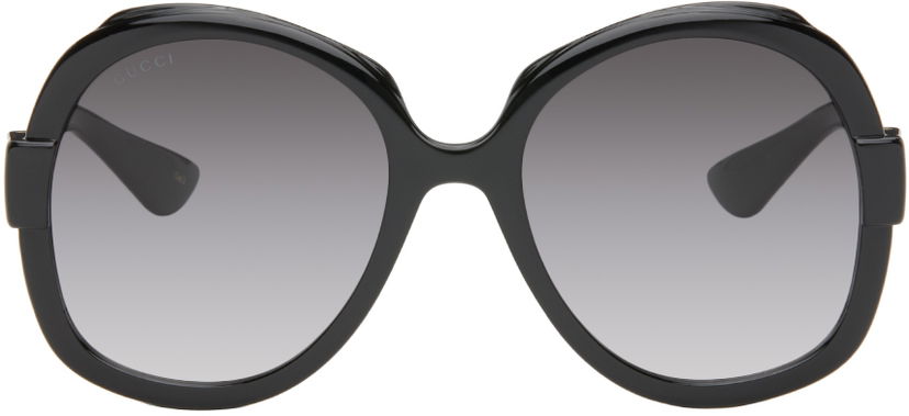 Aurinkolasit Gucci Black Oversized Sunglasses Musta | GG1432S-001