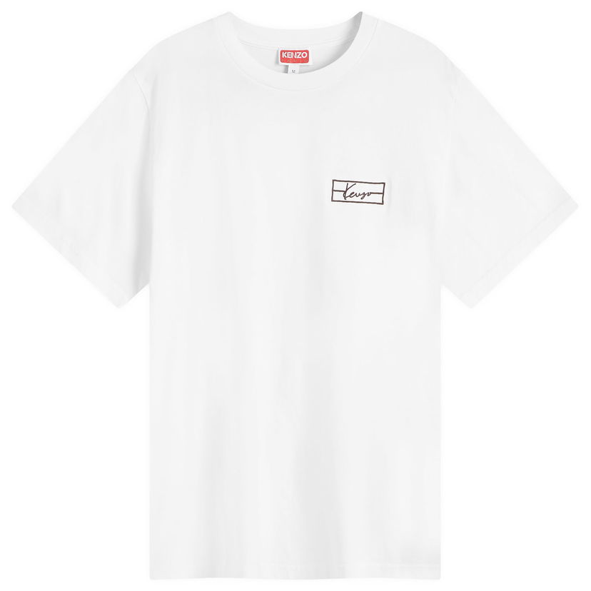 T-paita KENZO Slim Fit Embroidered T-Shirt Valkoinen | FF55TS5254SO-02