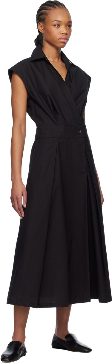 Mekko A.P.C. A.P.C. Athena Midi Dress Musta | COEVD-F35149, 3
