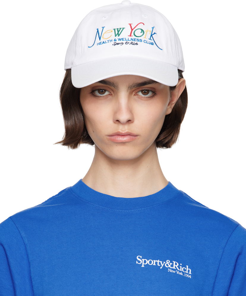 Korkki Sporty & Rich Sporty & Rich NY 94 Health & Wellness Club Cap Valkoinen | AC040622034WH57