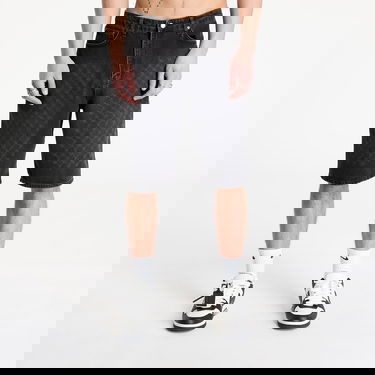 Shortsit DAILY PAPER Daily Paper Laser Monogram Denim Shorts Musta | 2511132, 0