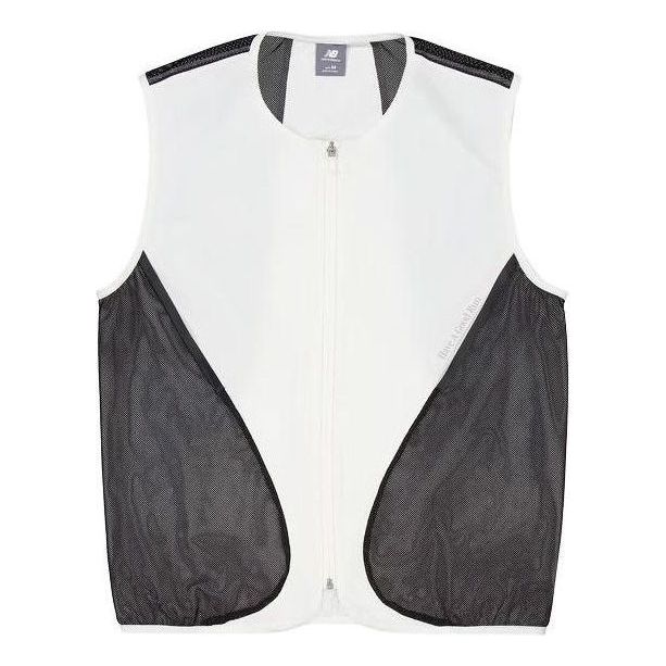 Liivi New Balance Mesh Pocket Running Vest Valkoinen | NJE25081-CRE, 0
