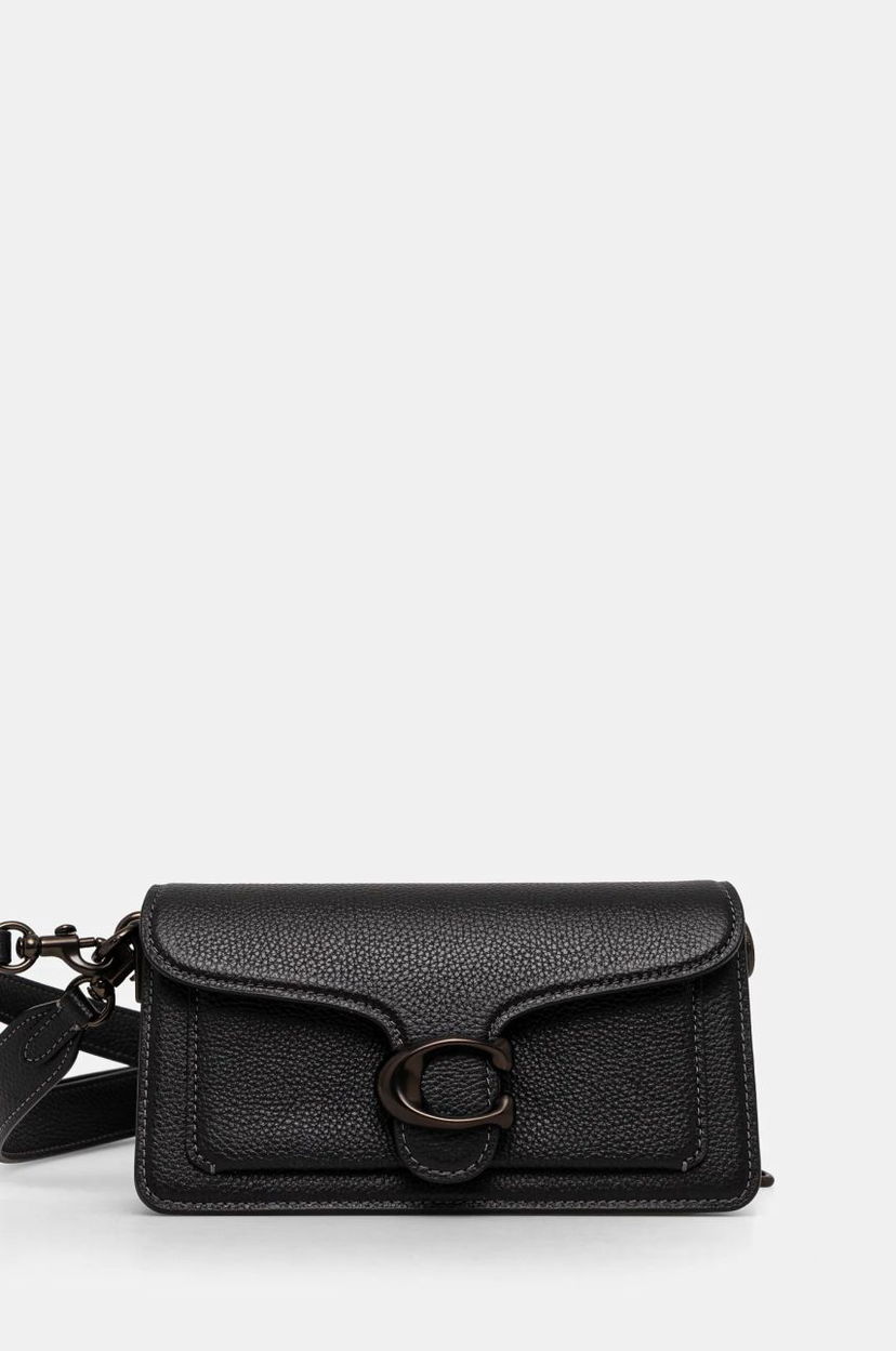 Olkalaukku Coach Tabby Leather Shoulder Bag Musta | CY201