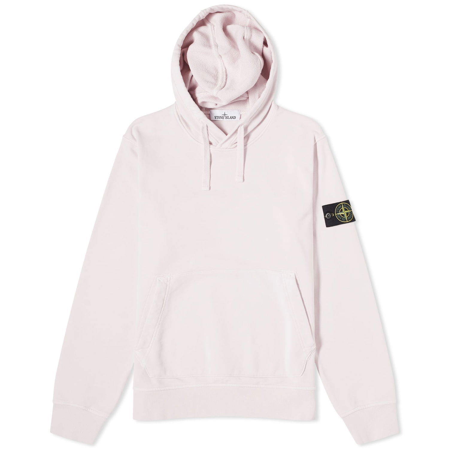 Huppari Stone Island Garment Dyed Popover Hoodie Vaaleanpunainen | 801564151-V0080, 0