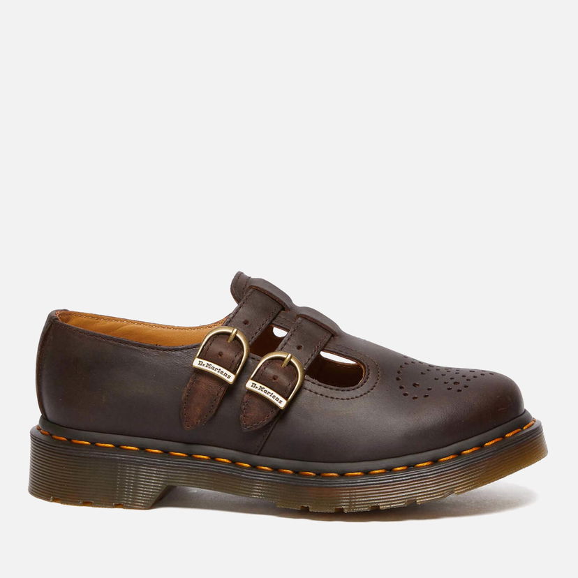 Tennarit ja kengät Dr. Martens Leather Mary Jane Flats Ruskea | 30914201