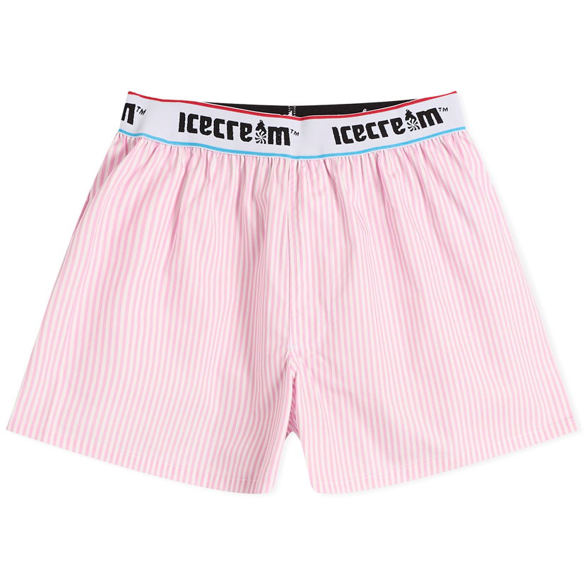 Nyrkkeilijät BBC IceCream ICECREAM Soft Serve Boxer Shorts, Striped Vaaleanpunainen | ICWW25322-PNK