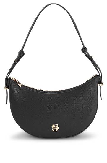Käsilaukku BOSS Crossbody Bag with Double B Monogram Musta | 50547705