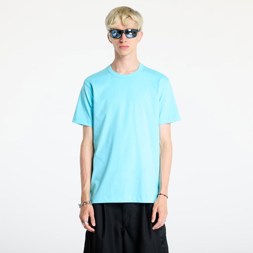 T-paita Comme des Garçons SHIRT Knit T-Shirt Blue Turkoosi | FN-T005 Blue