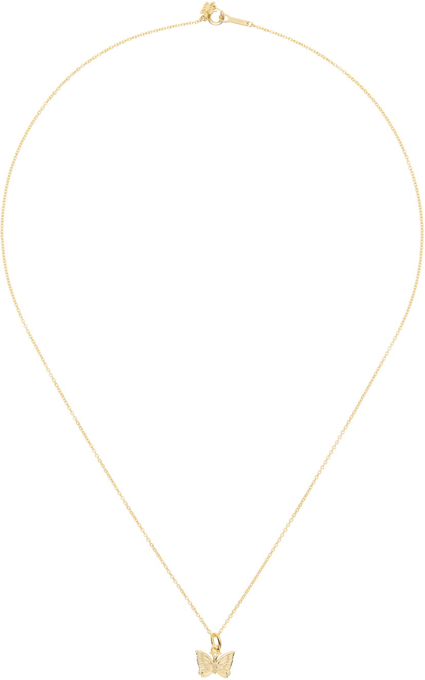 Kaulakoru Needles NEEDLES C-Papillon Butterfly Pendant Necklace Metallinen | QV018