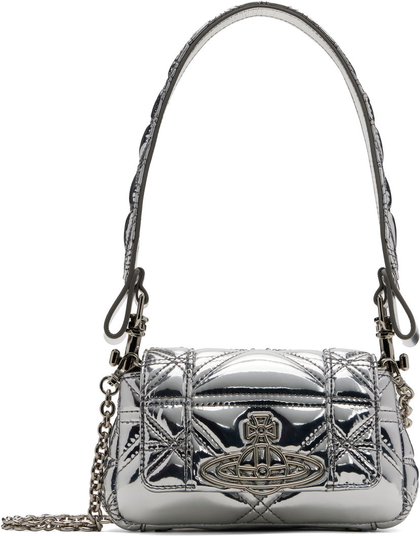 Käsilaukku Vivienne Westwood Vivienne Westwood Small Hazel Quilted Shoulder Bag Metallinen | 4603000IW-S0024-