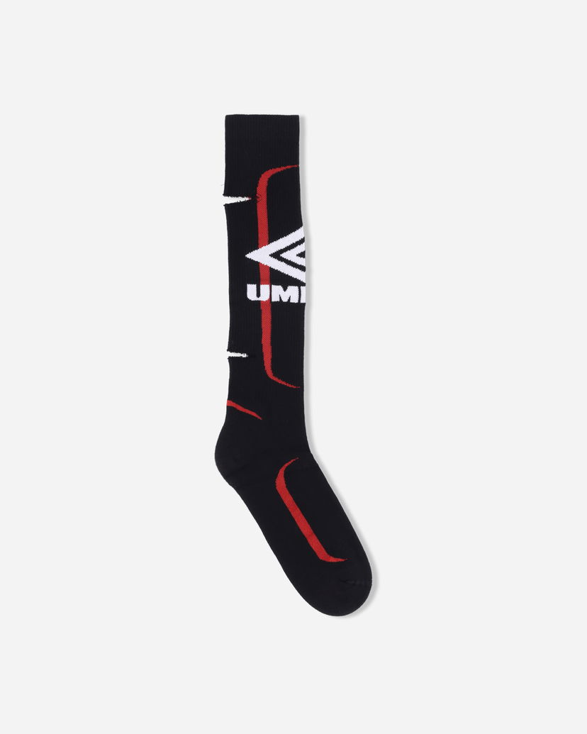 Sukat Umbro Logo Socks Musta | UBMW0359YA15 BLK0001