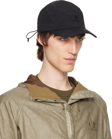 Korkki C.P. Company C.P. Company Paper Touch Logo Cap Musta | 18CMAC225A-110188A, 1