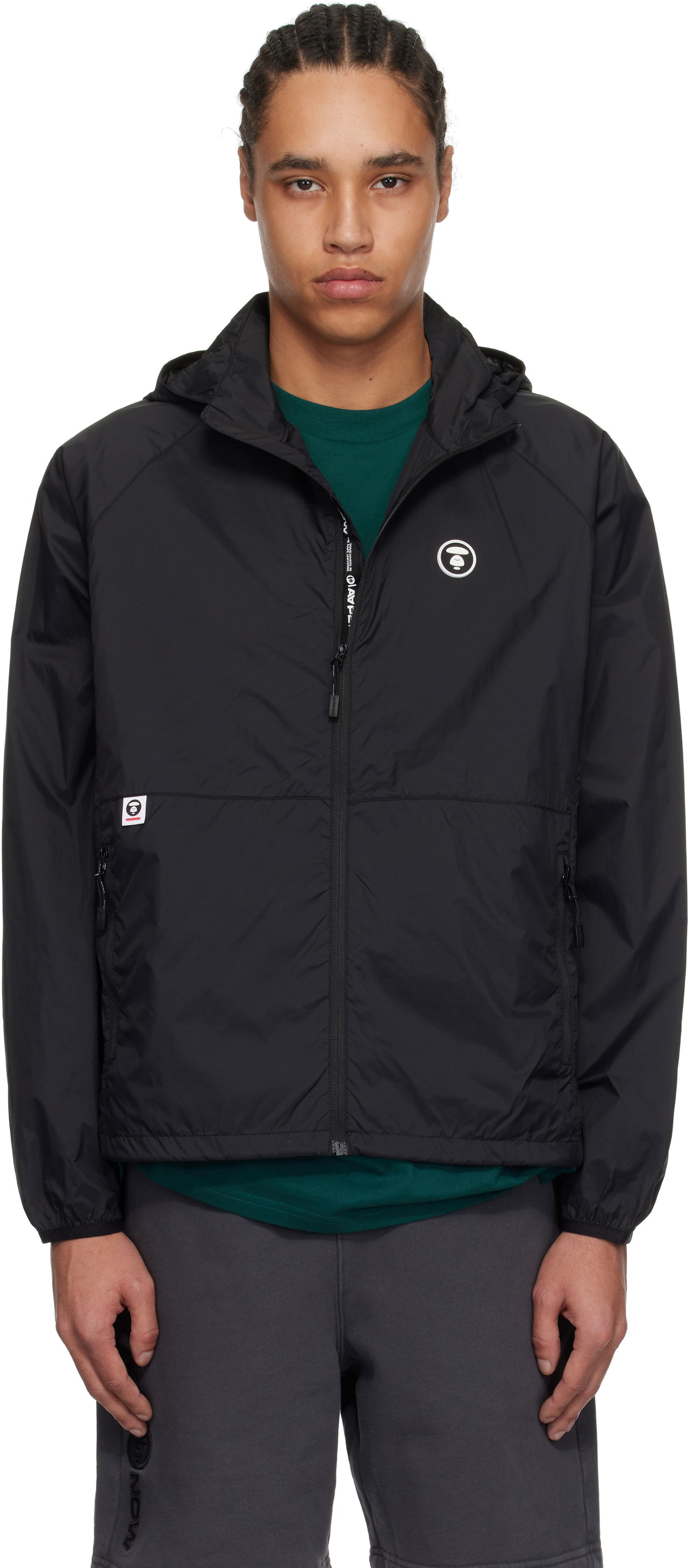 Tuulitakki AAPE by A Bathing Ape AAPE by A Bathing Ape 'AAPE Now' Lightweight Jacket Musta | AAPLJM7704XXNBKX, 0