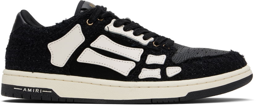 Tennarit ja kengät AMIRI AMIRI Boucle Skel Top Low Musta | AMFOSR1169