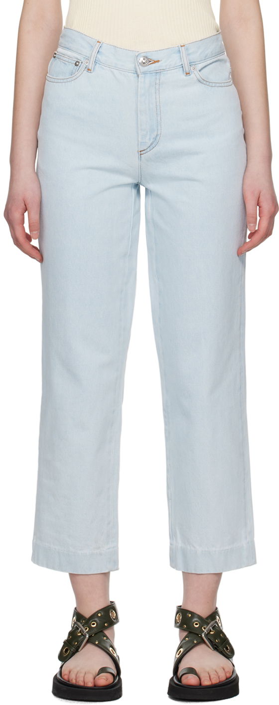 Jeans A.P.C. A.P.C. New Sailor Cropped Jeans Sininen | COGXK-F09131