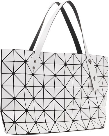 Kangaskassi BAO BAO ISSEY MIYAKE Geometric Pattern Tote Bag Valkoinen | BB48AG402, 2