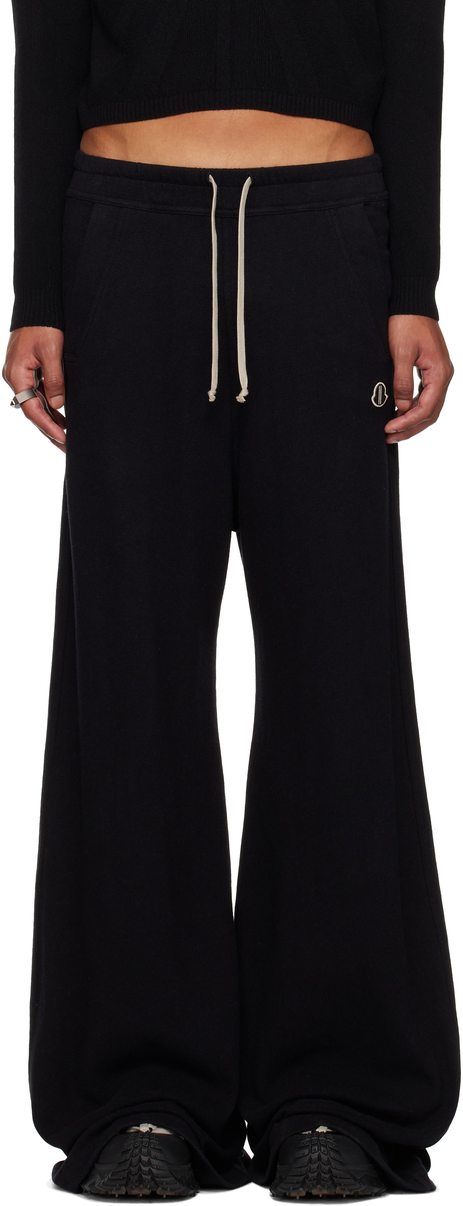 Verryttelyhousut Rick Owens Sweatpants Musta | MU02D8H02 M4435, 0