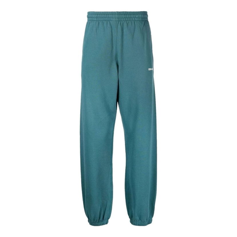 Verryttelyhousut Off-White Off-White Chain Arrow Slim Sweatpants Turkoosi | OMCH029F22FLE0075501