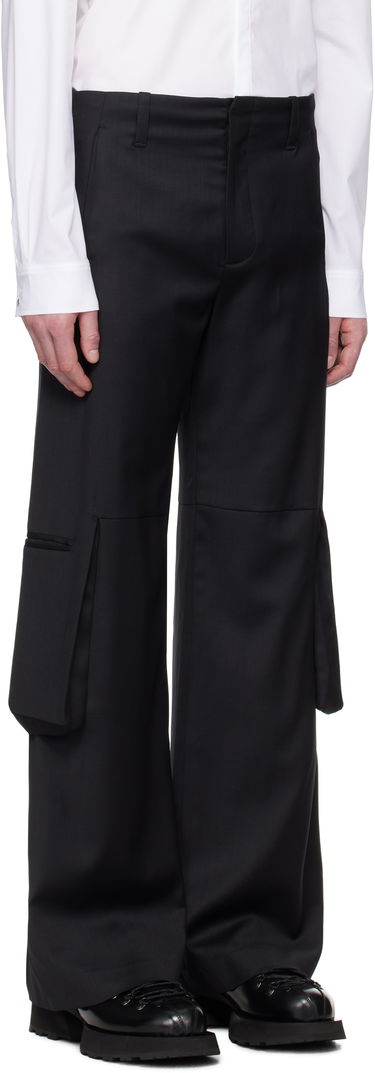 Cargo housut HELIOT EMIL HELIOT EMIL Ferro Tailored Cargo Pants Musta | SS25_M_10_198_BLK01, 1