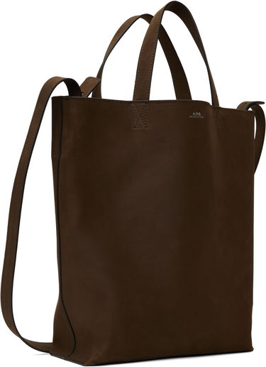 Kangaskassi A.P.C. A.P.C. Maiko Medium Shopping Tote Ruskea | PXCAT-M61659, 1