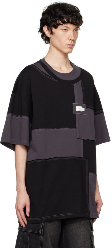 T-paita Feng Chen Wang Feng Chen Wang Patchwork T-Shirt Musta | FMF18TS01, 1