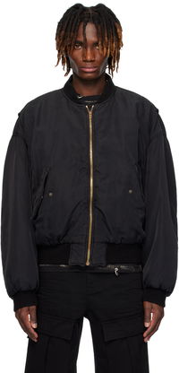 We11done Curved Bomber Jacket