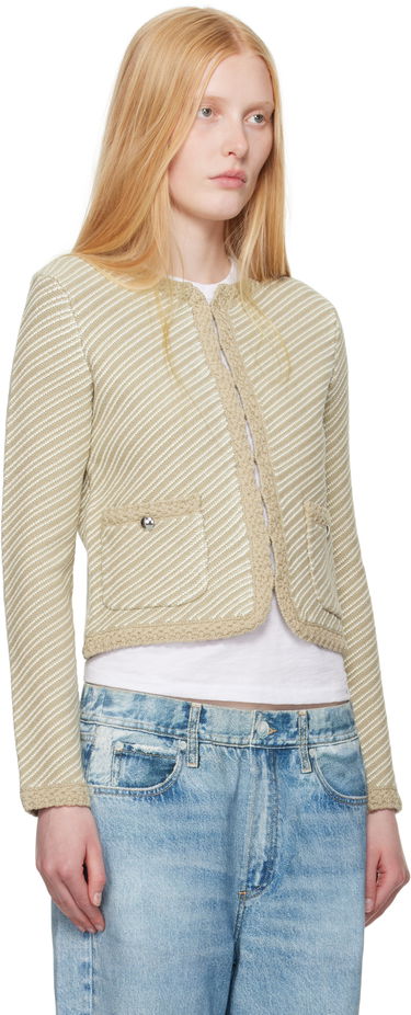 Villapaita rag & bone Rag & Bone Claire Knit Cardigan Beige | WAS25P026SD26, 1