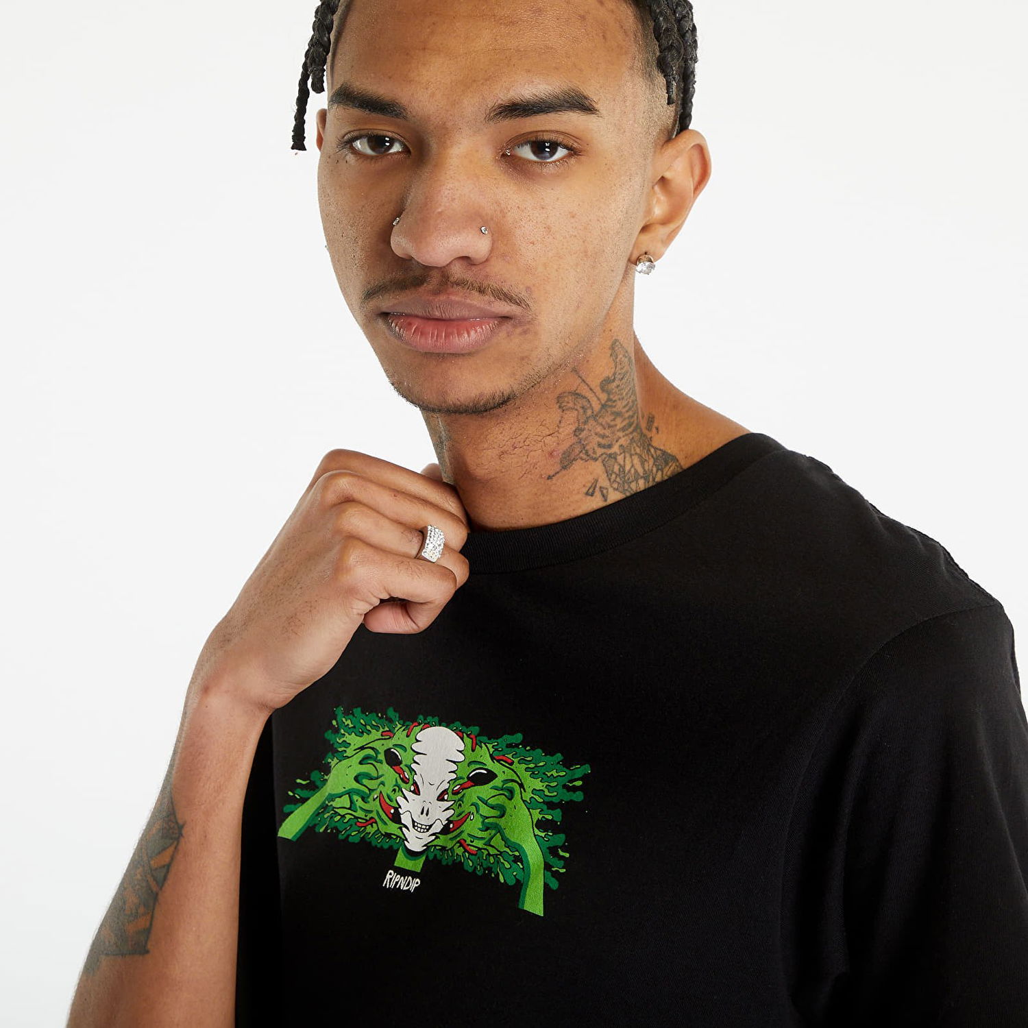 T-paita RIPNDIP Skull Face Tee Musta | RND9957, 1