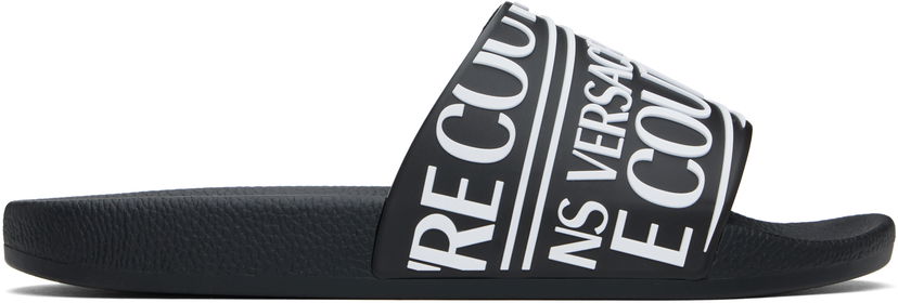 Tennarit ja kengät Versace Versace Jeans Couture Logo Slides Musta | E78YA3SQ1_E71352