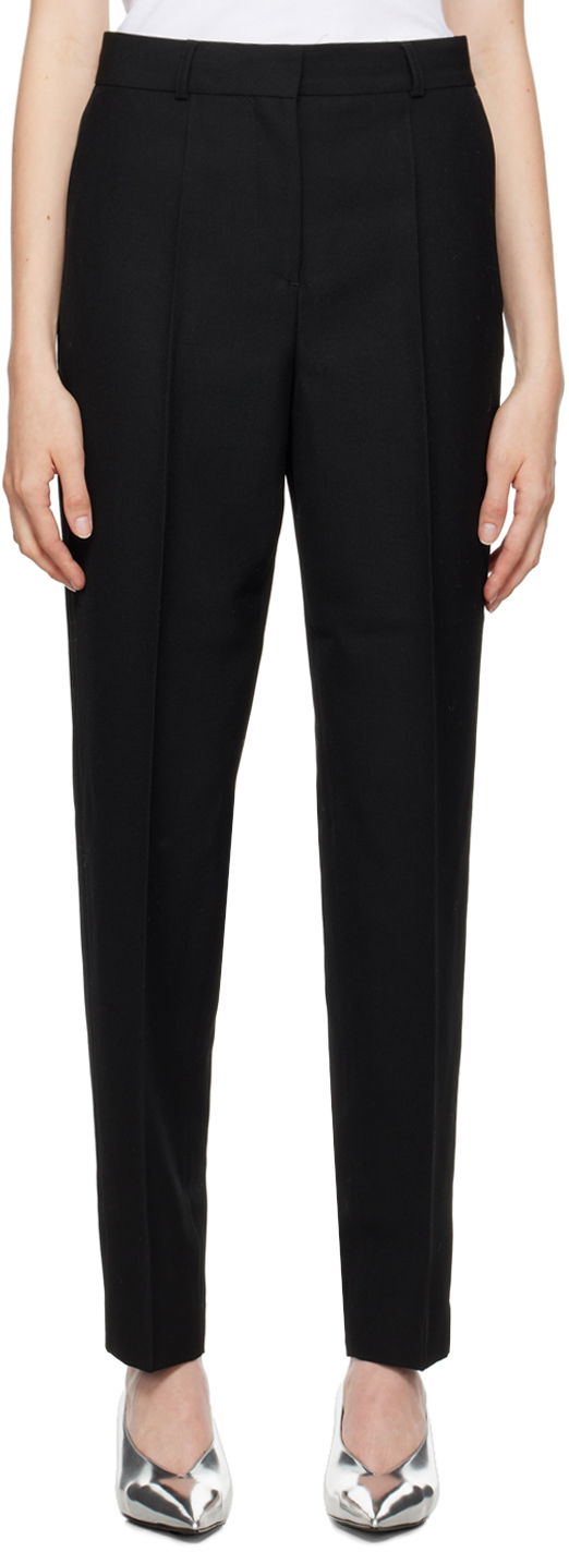 Housut TOTEME Low-Waist Tailored Trousers Musta | 244-WRB0228-FB0026