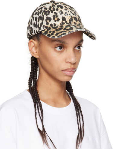 Korkki GANNI GANNI Leopard Print Baseball Cap Monivärinen | A6303, 1
