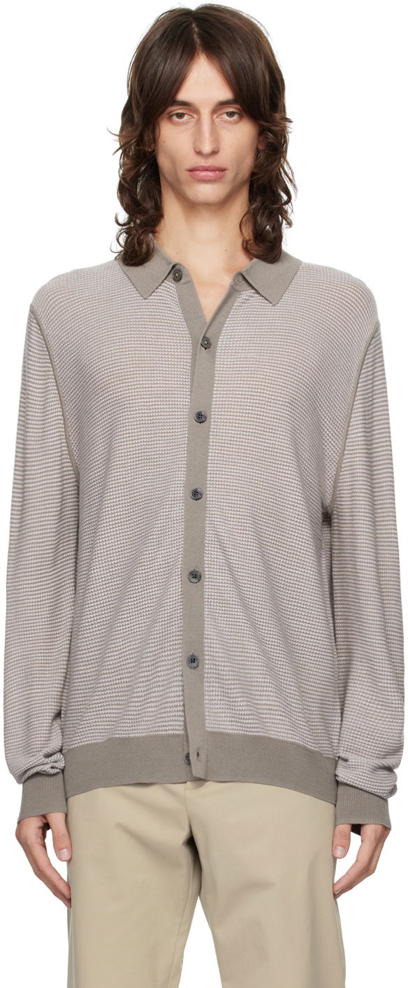 Villapaita Paul Smith Paul Smith Button Through Cardigan Harmaa | M1R-895Y-N02418-71