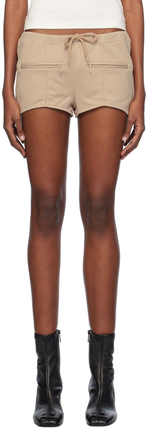 Shortsit Courrèges Courrèges Women's Mini Shorts Beige | 124JSH034JS0091