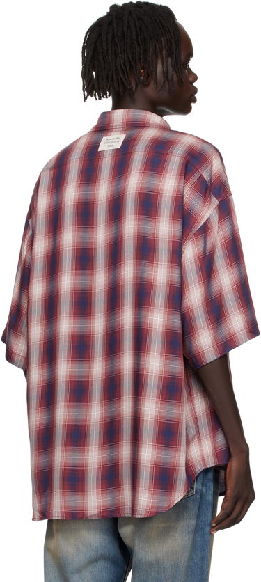 Paita Acne Studios Acne Studios Checked Button-Up Shirt Punainen | CB0116-, 2