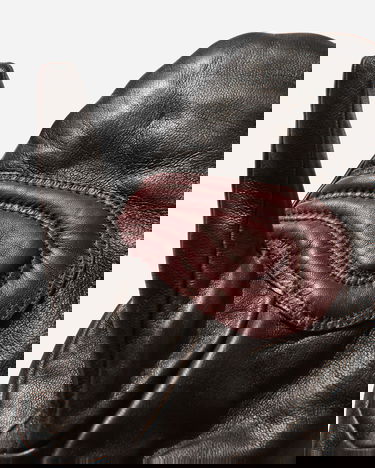 Käsineet OUR LEGACY Spheric Leather Mittens Musta | A4258SBN 001, 4