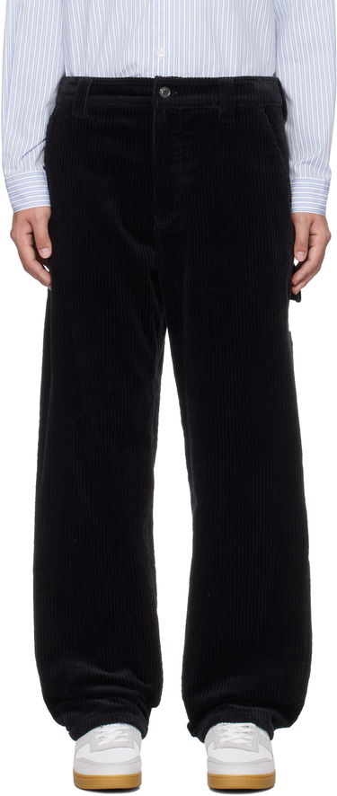 Cargo housut A.P.C. A.P.C. Fergus Corduroy Pants Musta | COHDW-M08500, 0