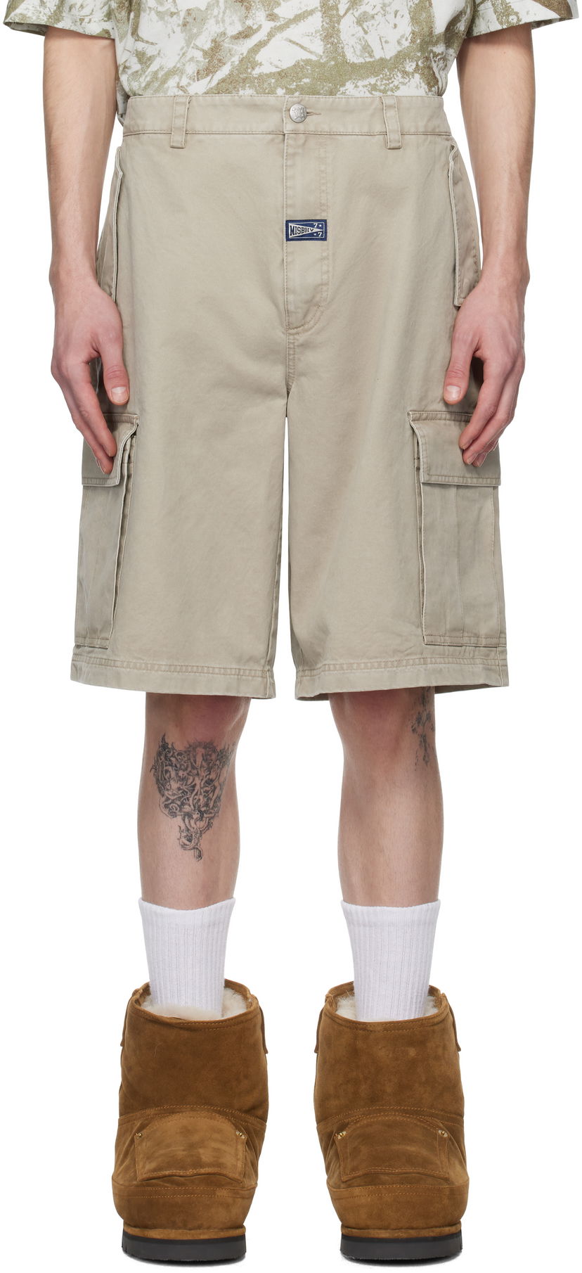 Shortsit MISBHV MISBHV Perfect Cargo Shorts Beige | 250M352