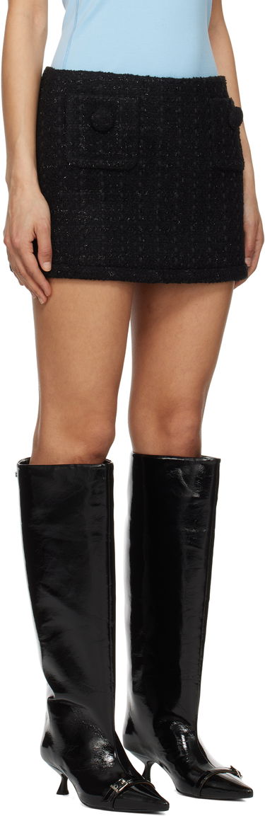 Hame Marc Jacobs Marc Jacobs Tweed Miniskirt Musta | 2S5RSK049W14, 1