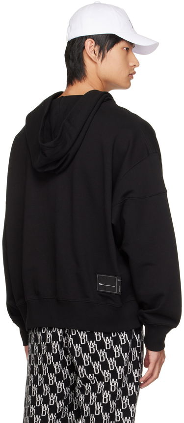 Huppari We11done We11done Signature Hoodie Musta | WD-TH3-22-867-U-BK, 2