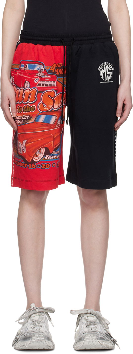 Shortsit Marine Serre Printed Shorts Punainen | MSH007