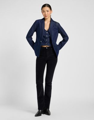 Takki Lee Relaxed Structured Blazer XS Tummansininen | 112370868, 1