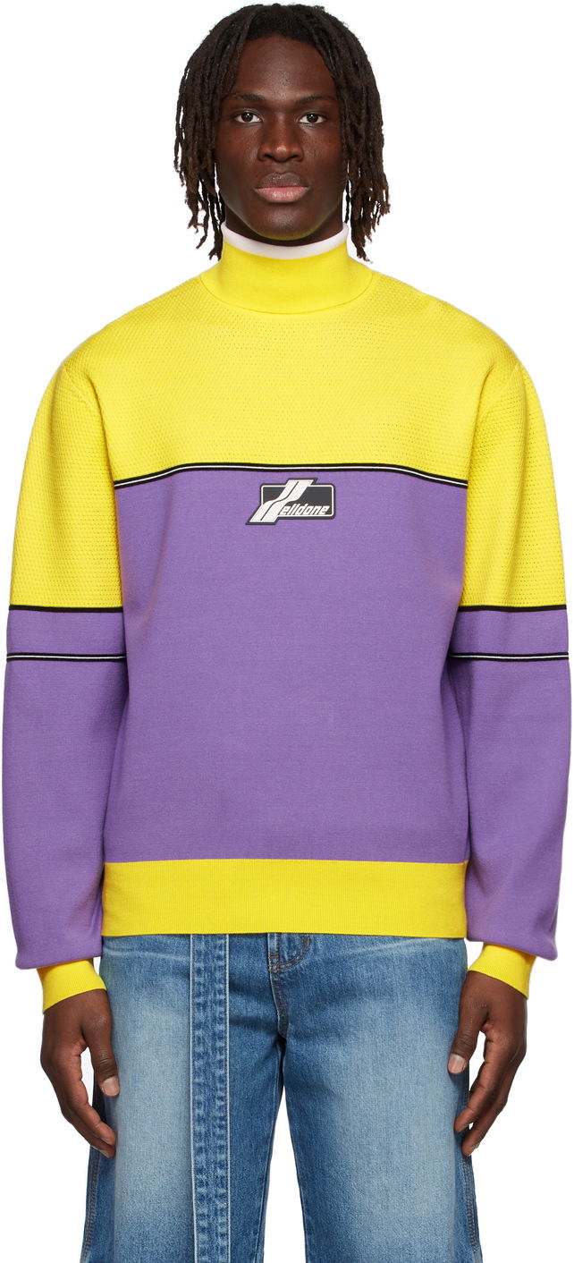 Villapaita We11done Turtleneck Monivärinen | WD-KT1-22-617-U-YE