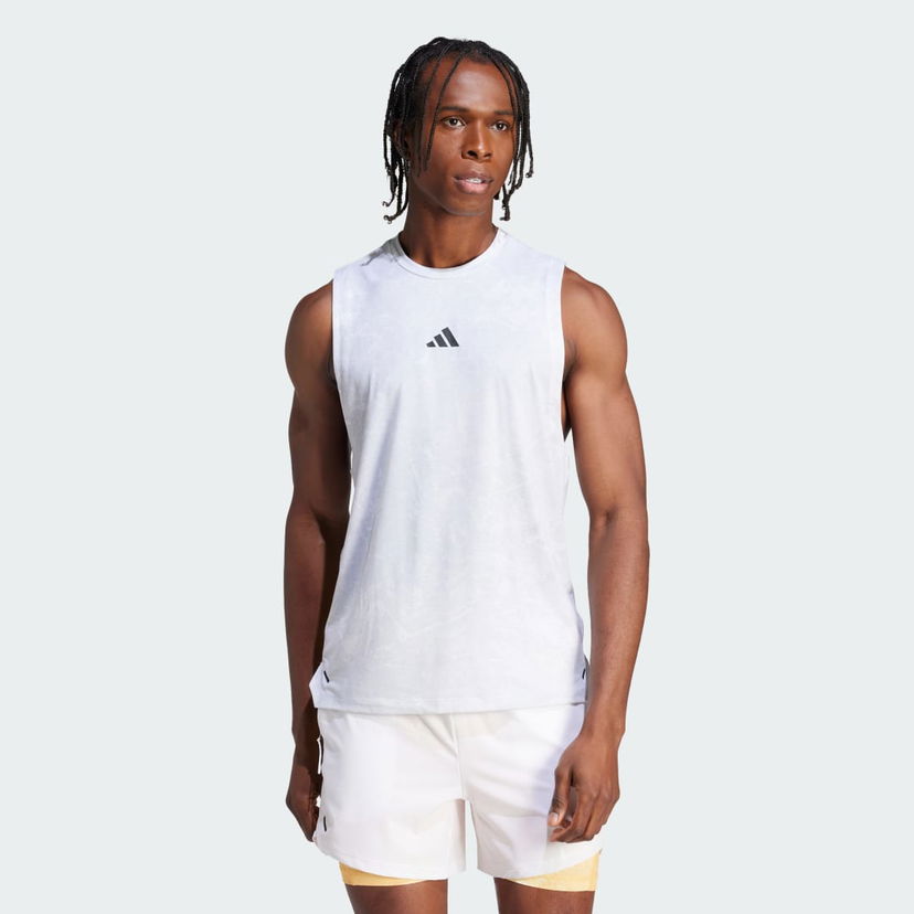 Tankkitoppi adidas Performance Workout Training Tank Top Valkoinen | IS3843